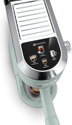Machine à café De'Longhi Dedica - Acier inoxydable, pompe, pour café moulu ou dosettes, expresso et cappuccino, réservoir de 1,3 litre, système anti-gouttes, modèle EC685.M, couleur métal