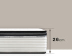 KUO Dream - Matelas à mémoire de forme bio | Matelas viscoélastique INNOGEL | Hauteur 26 cm | 135 x 190 cm [Exclusivité Amazon]