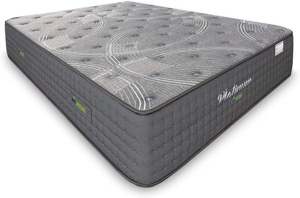 Matnature | Platinum | Matelas Grand Confort Pro Repos Multiple | Ressorts ensachés et mousse à mémoire de forme | Hauteur 30 cm | Respirant, antidérapant et anti-acariens (150 x 200 cm)