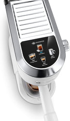 Machine à café De'Longhi Dedica - Acier inoxydable, pompe, pour café moulu ou dosettes, expresso et cappuccino, réservoir de 1,3 litre, système anti-gouttes, modèle EC685.M, couleur métal