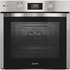 Four électrique encastré Indesit: couleur inox, autonettoyant   IFWS 5844 JH IX : Gros électroménager