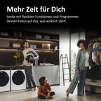 Haier I-PRO SERIE 7 HW70-B14979 I Frontlader Waschmaschine 7kg I Washing Machine mit A-Effizienz, 1.400 U/Min. & leisem Direktantrieb I Inkl. Dampffunktion, Selbstreinigungssystem & Refresh-Programm