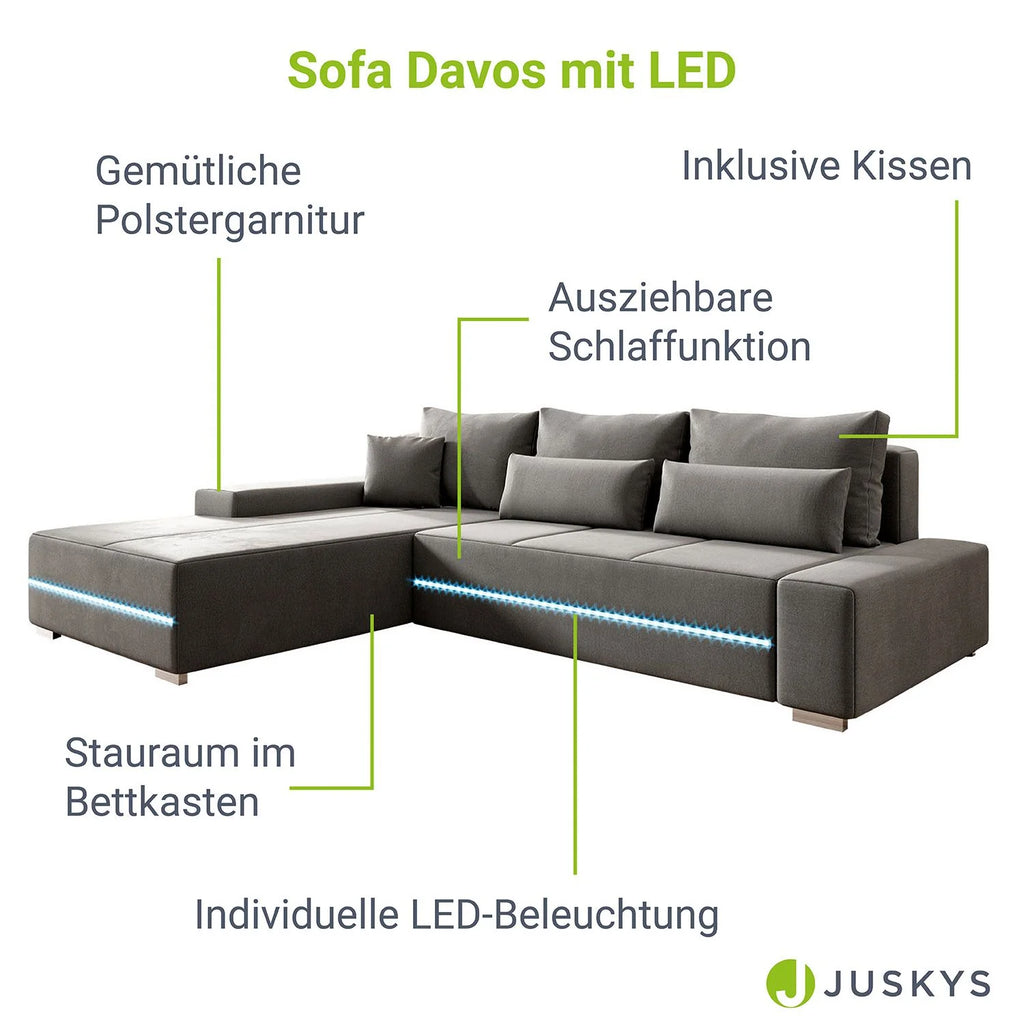 Canapé Davos 2025 avec LED