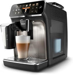 Philips Machine à Expresso Entièrement Automatique 5500 Series–20 Boissons Chaudes et Glacées, Carafe LatteGo Facile à Nettoyer, SilentBrew 40% Plus Silencieuse, QuickStart, Noir et Argent (EP5546/70) : Cuisine et Maison