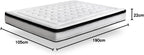 KUO Dream - Matelas à mémoire de forme bio | Matelas viscoélastique INNOGEL | Hauteur 26 cm | 135 x 190 cm [Exclusivité Amazon]