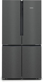 SIEMENS KF96NVPEA iQ300 Multi-Door-Kühlschrank, 183 x 91 cm, 405 L Kühlen & 200 L Gefrieren, hyperFresh längere Frische, noFrost nie wieder abtauen, superCooling schnellere Kühlung