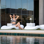 Chaise longue Rasa pour piscines, hôtels et clubs de plage