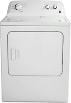 Sèche-linge électrique Kenmore à chargement frontal de 74 cm (29 po) avec protection anti-froissage et capacité totale de 198 litres (7 pi³), blanc