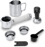 Machine à café De'Longhi Dedica - Acier inoxydable, pompe, pour café moulu ou dosettes, expresso et cappuccino, réservoir de 1,3 litre, système anti-gouttes, modèle EC685.M, couleur métal
