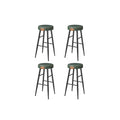 Collection EKHO - Tabourets de bar pour petit-déjeuner en similicuir avec surpiqûres