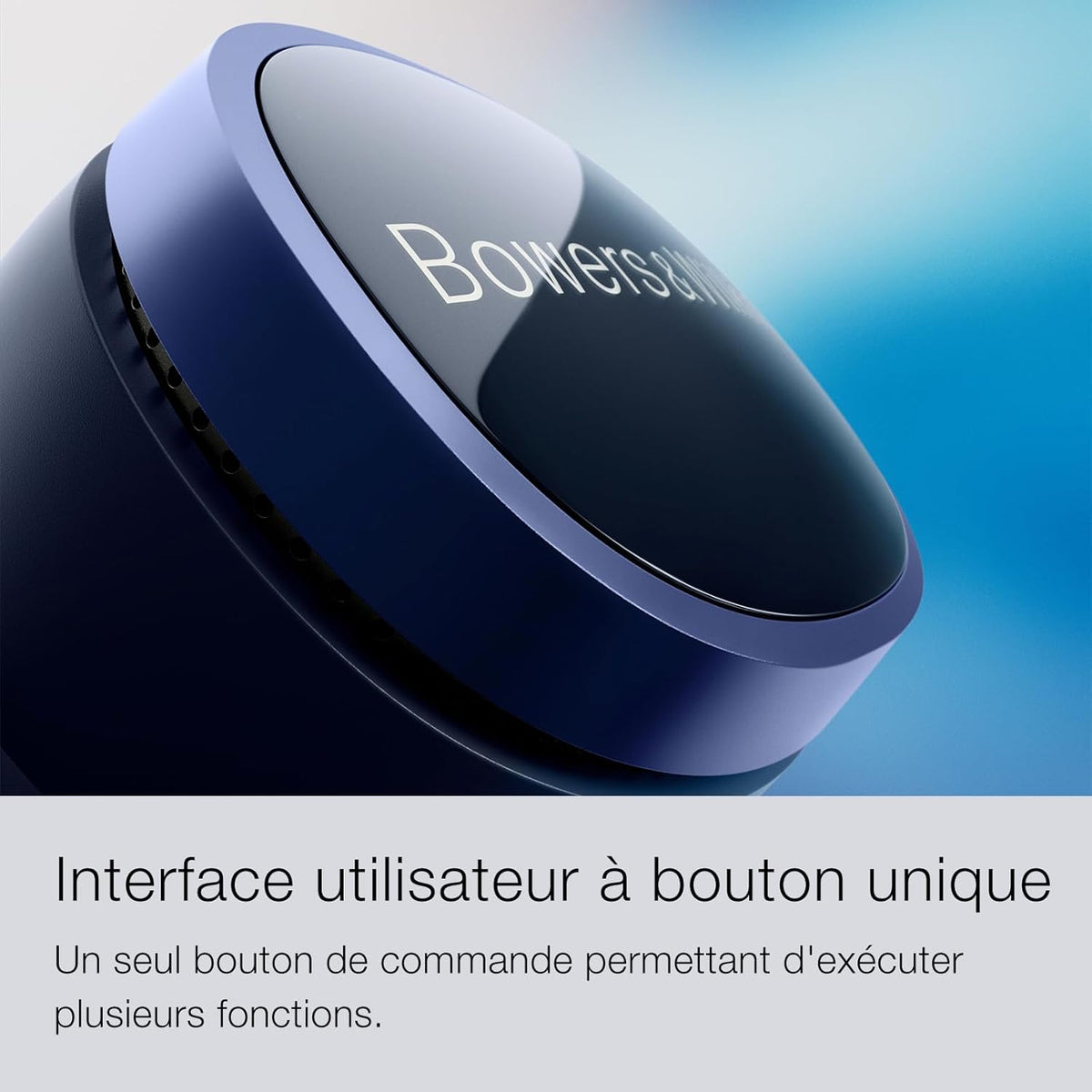 Bowers & Wilkins Pi8 Écouteurs sans Fil True Wireless, Réduction de Bruit, Bluetooth, aptX, Microphones Intégrés
