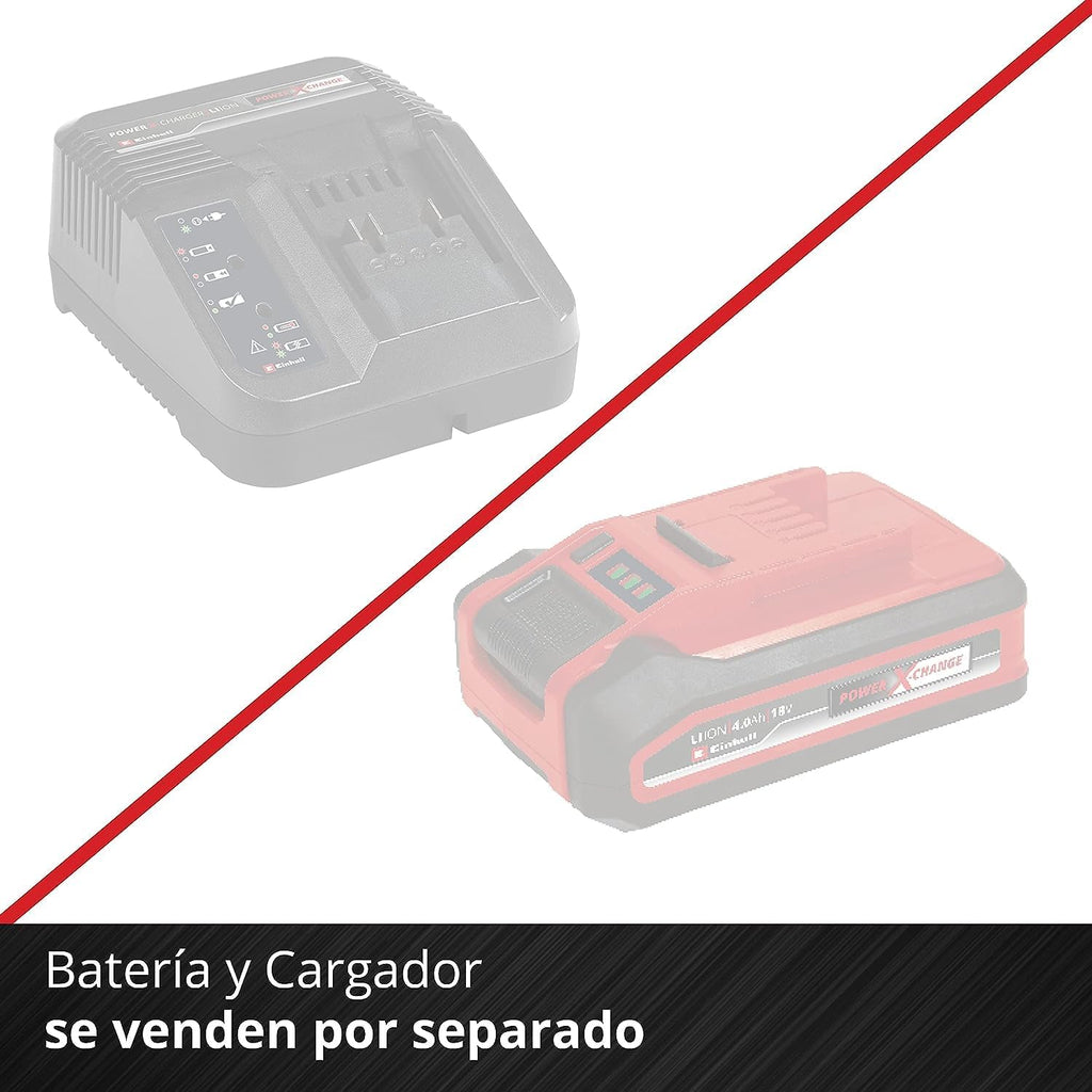 Outil multifonction sans fil Einhell Power X Change GE-HC 18 Li T Solo - 200 W, 18 V, taille-haie et scie électrique 2 en 1, lame Oregon, chargeur et batterie non inclus