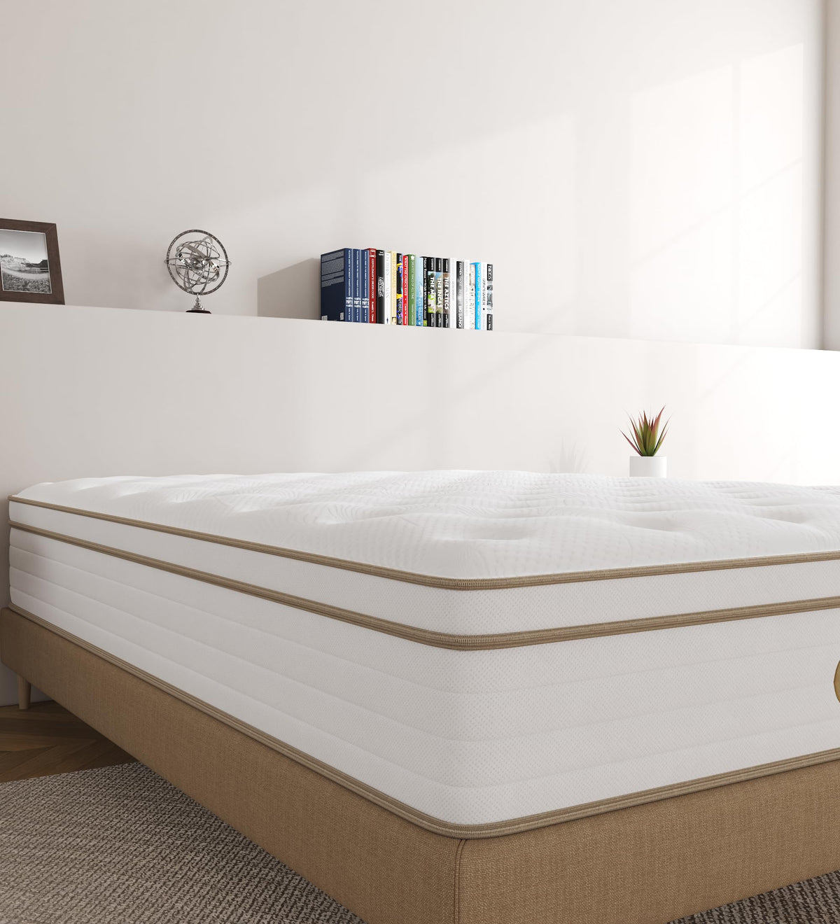 Matelas KOANTTI 2025 de 30 cm (12 pouces) en mousse à mémoire de forme. Fermeté moyenne.