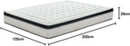 KUO Dream - Matelas à mémoire de forme bio | Matelas viscoélastique INNOGEL | Hauteur 26 cm | 135 x 190 cm [Exclusivité Amazon]