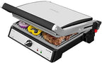 Cecotec Grill électrique Rock’nGrill Smart. Système de réglage de la puissance, du temps et de la température de 2000 W, ouverture à 180 °, plaques amovibles allant au lave vaisselle : Cuisine et Maison