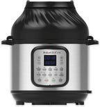 Instant Pot Multicuiseur 11 en 1 Duo Crisp + Air Fryer, 8 L : autocuiseur, friteuse à air, mijoteuse, cuiseur à vapeur, machine sous vide, déshydrateur avec gril, réchaud et fonctions de cuisson