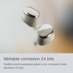 Bowers & Wilkins Pi8 Écouteurs sans Fil True Wireless, Réduction de Bruit, Bluetooth, aptX, Microphones Intégrés