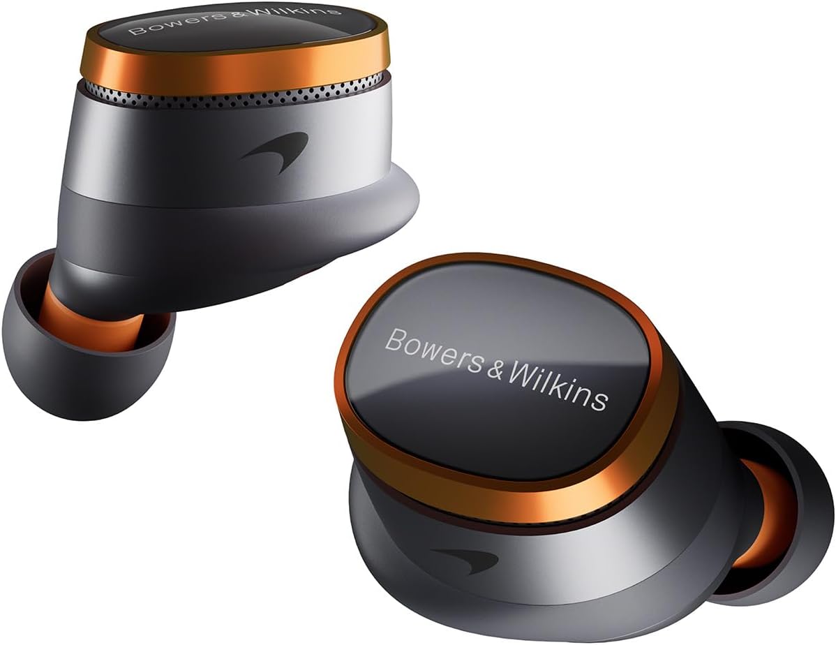 Bowers & Wilkins Pi8 Écouteurs sans Fil True Wireless, Réduction de Bruit, Bluetooth, aptX, Microphones Intégrés