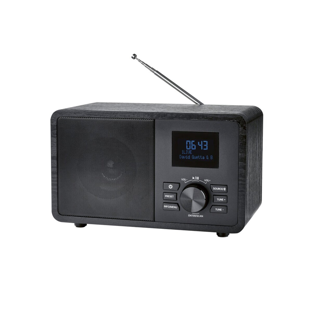 SILVERCREST® DAB+-Bluetooth®-Radio, in Holz-Optik (Schwarz) - B-Ware sehr gut
