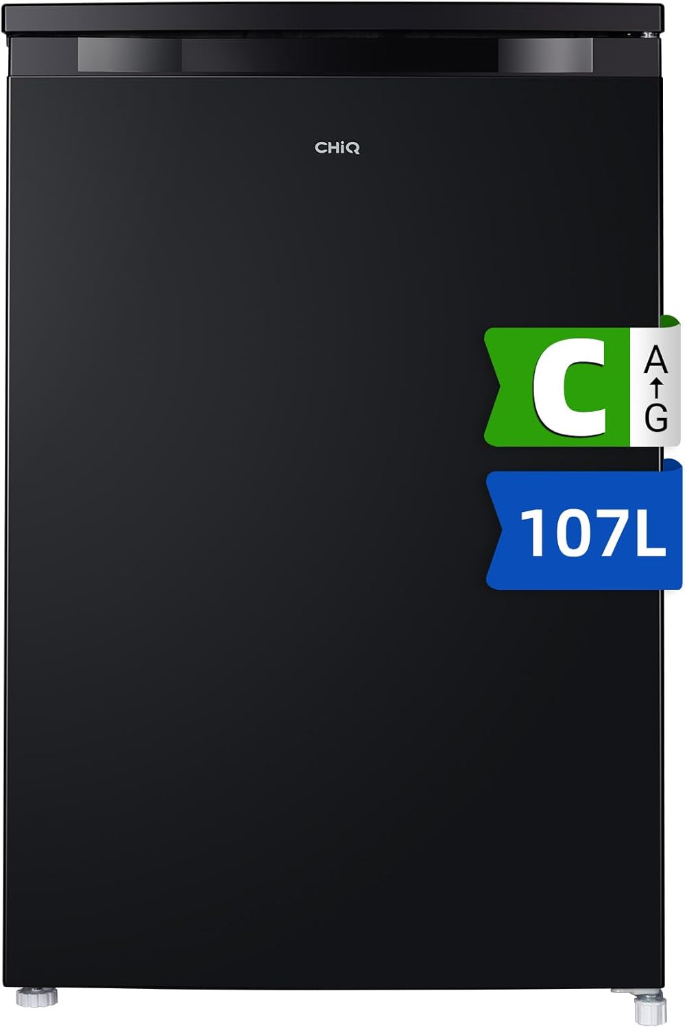 Réfrigérateur CHIQ 107 litres, hauteur : 845 mm, profondeur : 556 mm, noir