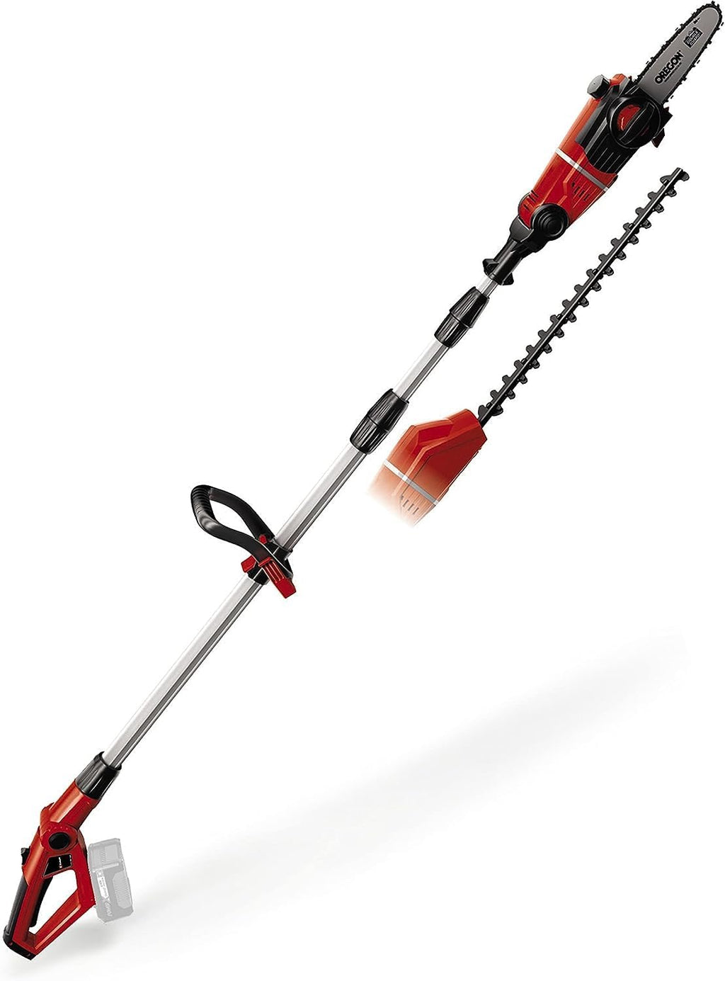 Outil multifonction sans fil Einhell Power X Change GE-HC 18 Li T Solo - 200 W, 18 V, taille-haie et scie électrique 2 en 1, lame Oregon, chargeur et batterie non inclus