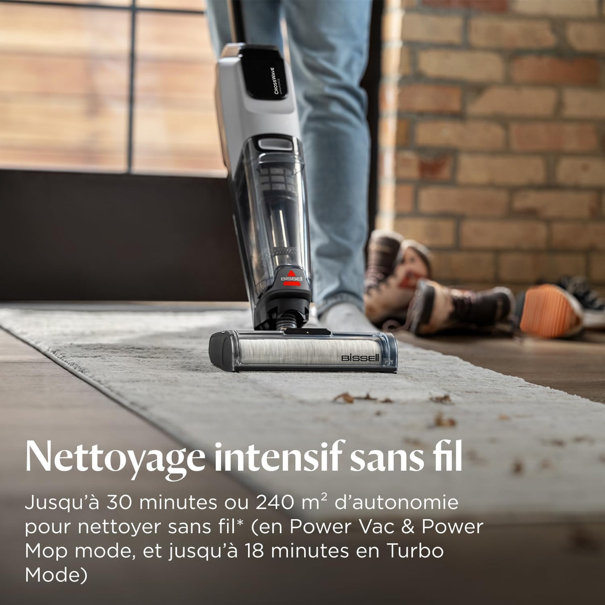BISSELL CrossWave OmniForce, aspirateur balai sans fil
