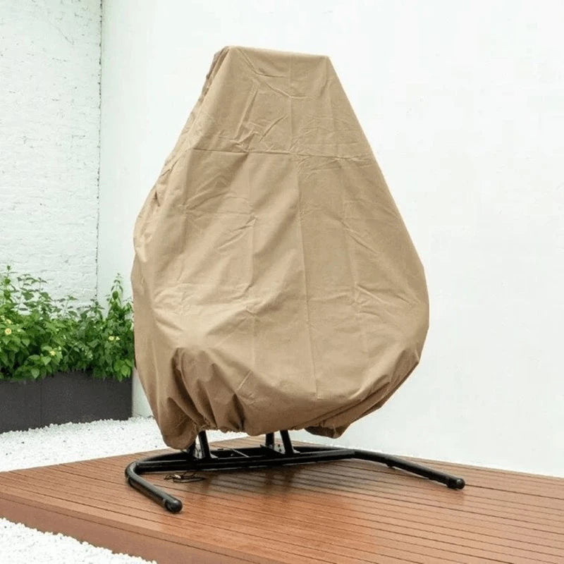 2023 Patio Wicker Swing Chair With Stand Rain Cover Included