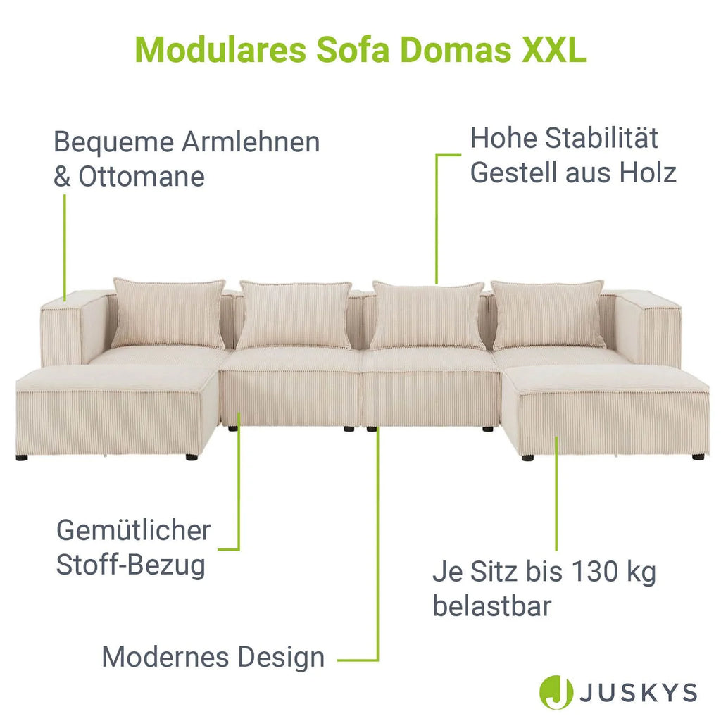 Canapé modulaire Domas XXL 2025 – salon modulaire