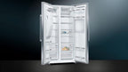 SIEMENS KF96NVPEA iQ300 Multi-Door-Kühlschrank, 183 x 91 cm, 405 L Kühlen & 200 L Gefrieren, hyperFresh längere Frische, noFrost nie wieder abtauen, superCooling schnellere Kühlung