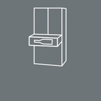 SIEMENS KF96NVPEA iQ300 Multi-Door-Kühlschrank, 183 x 91 cm, 405 L Kühlen & 200 L Gefrieren, hyperFresh längere Frische, noFrost nie wieder abtauen, superCooling schnellere Kühlung
