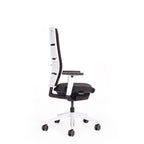 Fauteuil de bureau ergonomique Agilis Matrix MT12 à dossier en maille et inclinaison lente, édition spéciale, noir pur (édition 2025).