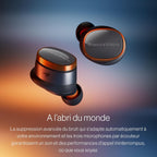 Bowers & Wilkins Pi8 Écouteurs sans Fil True Wireless, Réduction de Bruit, Bluetooth, aptX, Microphones Intégrés