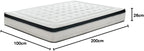 KUO Dream - Matelas à mémoire de forme bio | Matelas viscoélastique INNOGEL | Hauteur 26 cm | 135 x 190 cm [Exclusivité Amazon]
