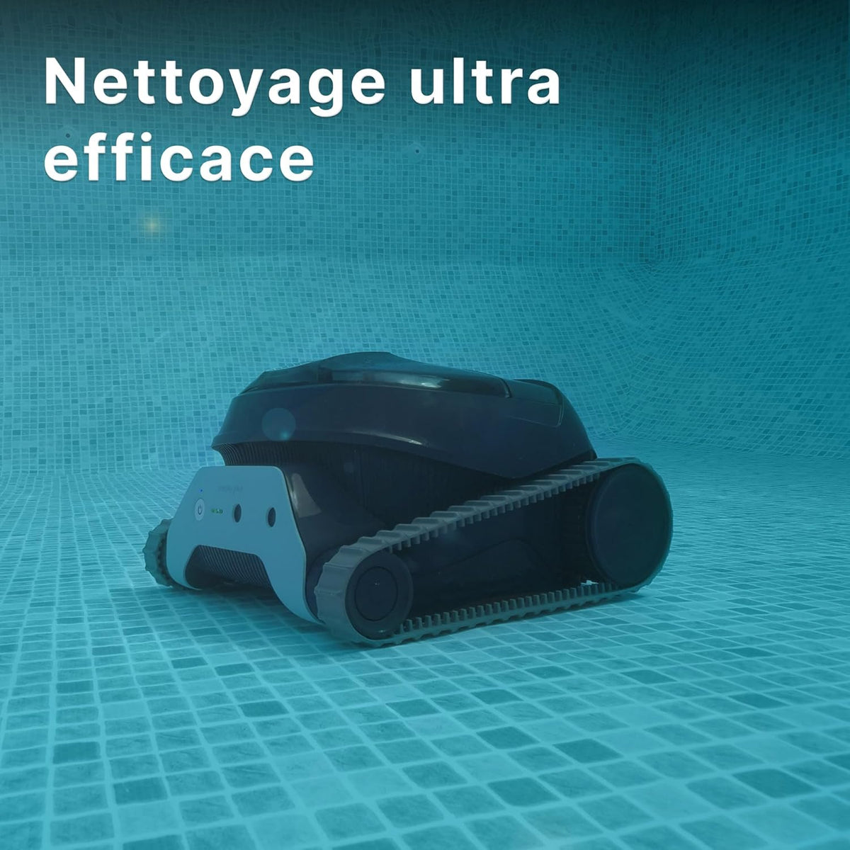 Dolphin Liberty 200 Robot Nettoyeur électrique sans Fil pour Piscine Hors-Sol Jusqu’à 10 m - Nettoyage des parois - Économie d'énergie
