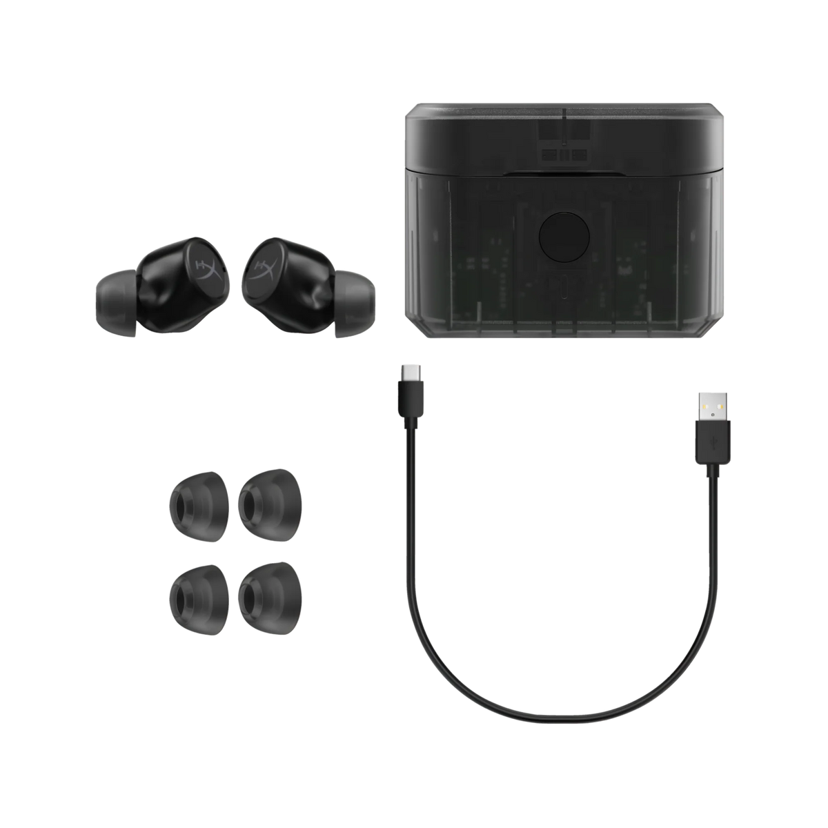 Écouteurs intra-auriculaires HyperX Cirro Buds Pro TWS Édition Noire 2025
