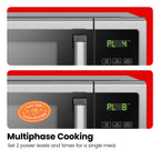 Micro-ondes de comptoir en acier inoxydable Chefman Essentials 2025