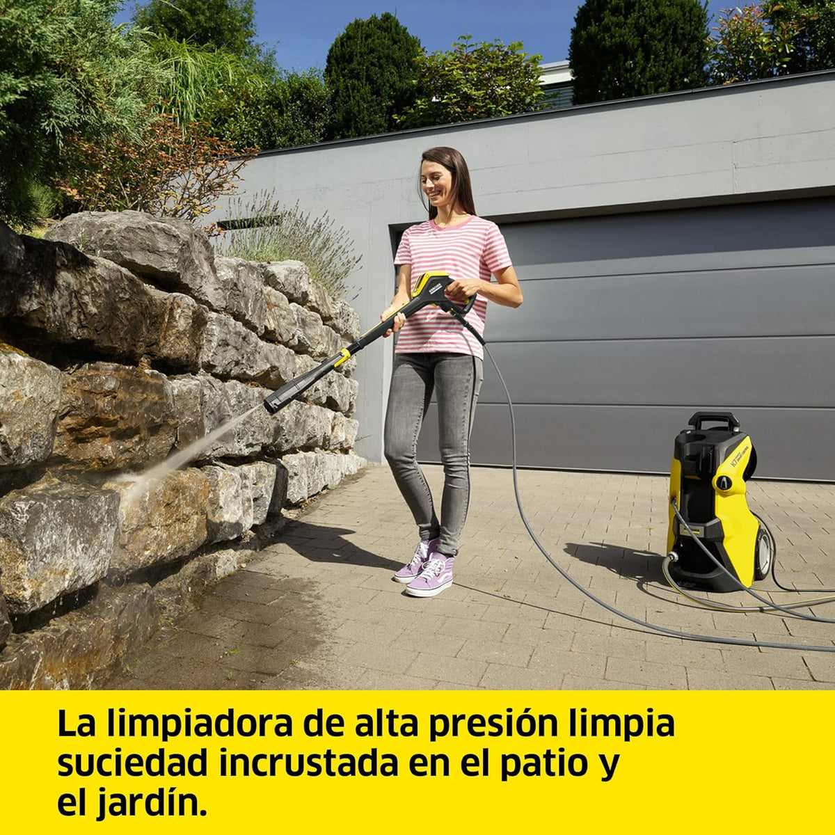 Nettoyeur haute pression Kärcher K 7 Premium Smart Control Flex Home, Pression : 180 bar, Débit : 600 l/h, Rendement : 60 m²/h, Filtre à eau, Poids : 18 kg, Tuyau flexible, Lance multijets