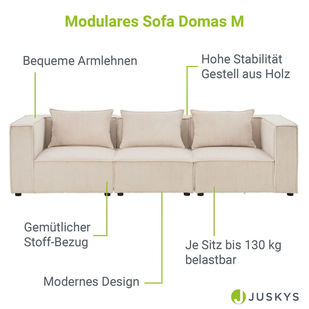 Canapé modulaire Domas M 2025 - 3 places